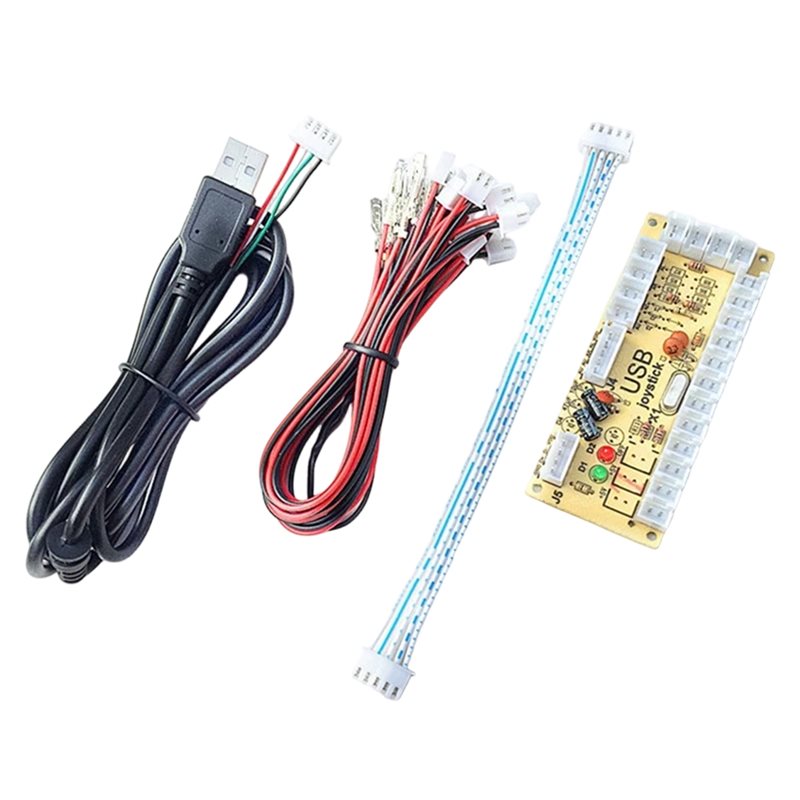 Arcade Encoder Board Zero Delay Usb - โมดูลควบคุมอาร์เคด B04C-DIY พร้อมเอนโค้ดเดอร์ แผงวงจร USB แบบไม่มีดีเลย์