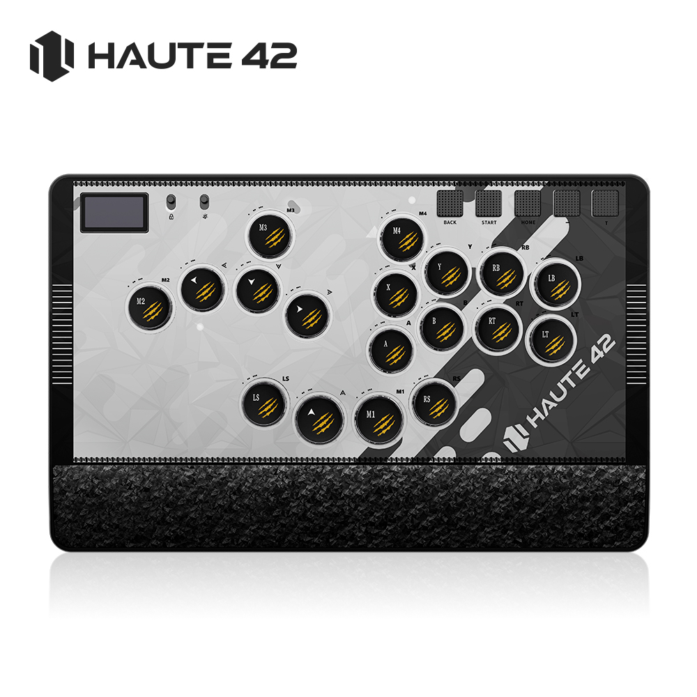 Arcade Fight Stick Hitbox Leverless - คอนโทรลเลอร์เกมต่อสู้ Haute42 C-AT แบบไม่มีคันโยก (Leverless Hitbox)