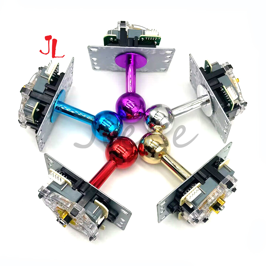 Arcade Joystick Sanwa Jlf Ball Top - จอยสติ๊ก Chrome สําเนา Sanwa JLF-CD, 8