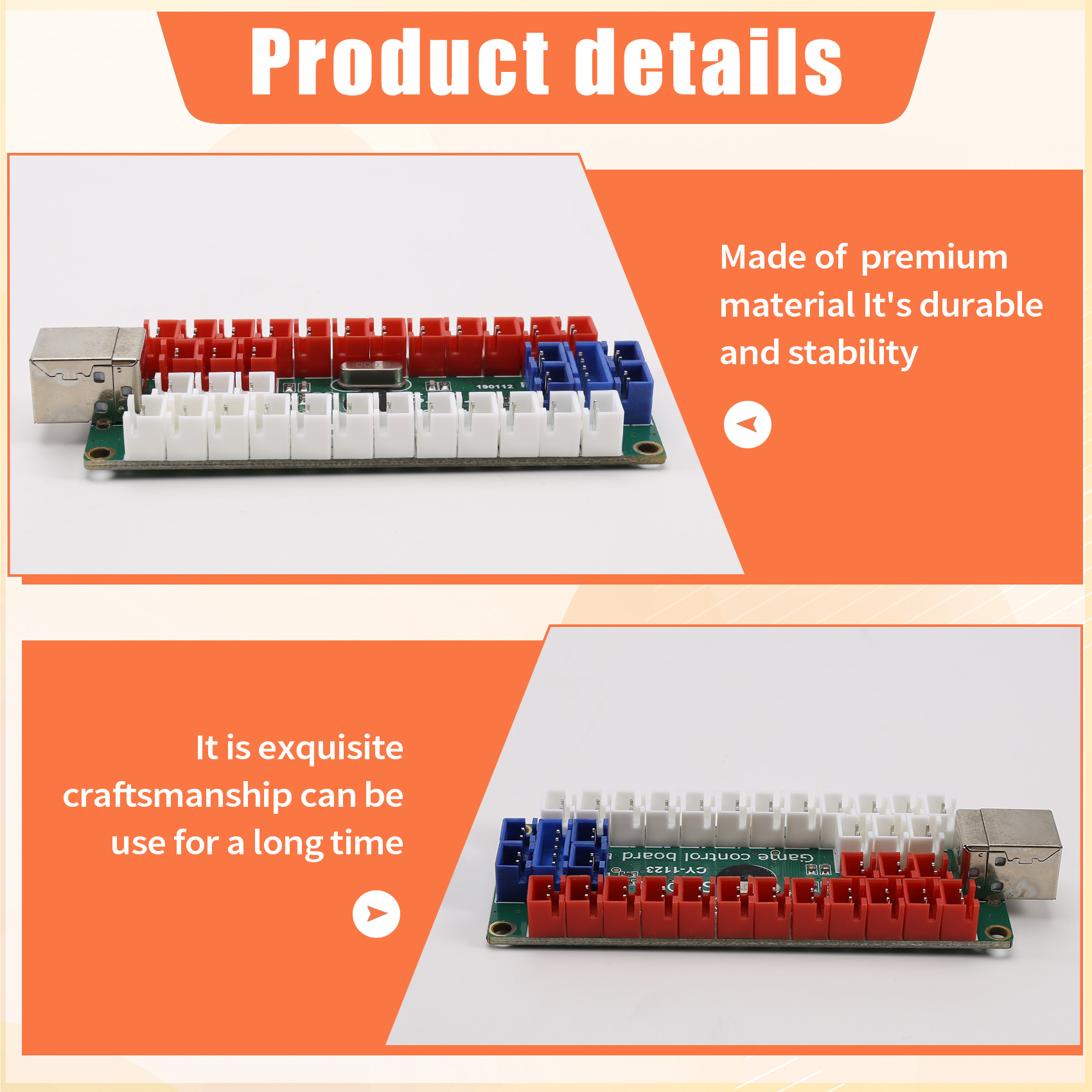 Arcade Encoder Board Zero Delay Usb - ชุดคิท DIY คอนโทรลเลอร์อาร์เคด ABZW Zero Delay