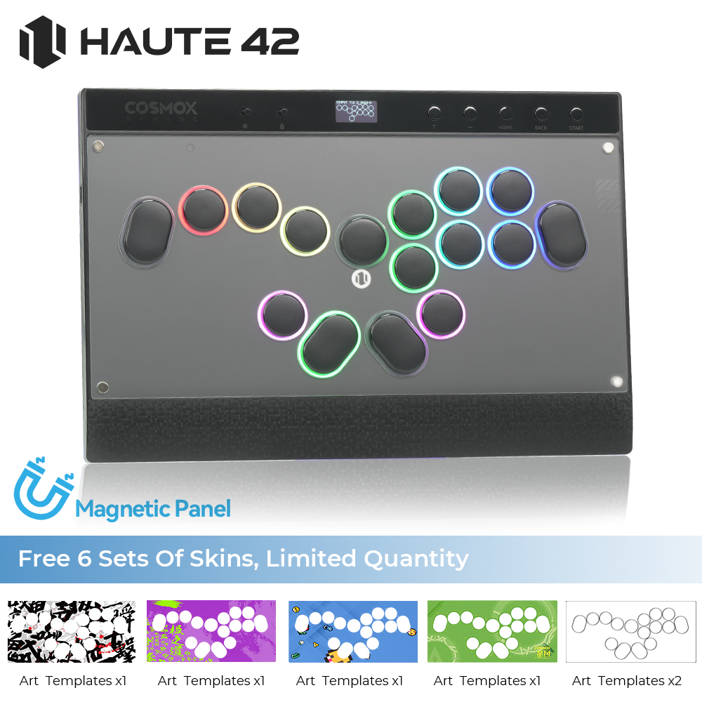 Arcade Stick For Ps5 Pc Switch - คอนโทรลเลอร์ Arcade Haute42 Magnetic C16-S Leverless