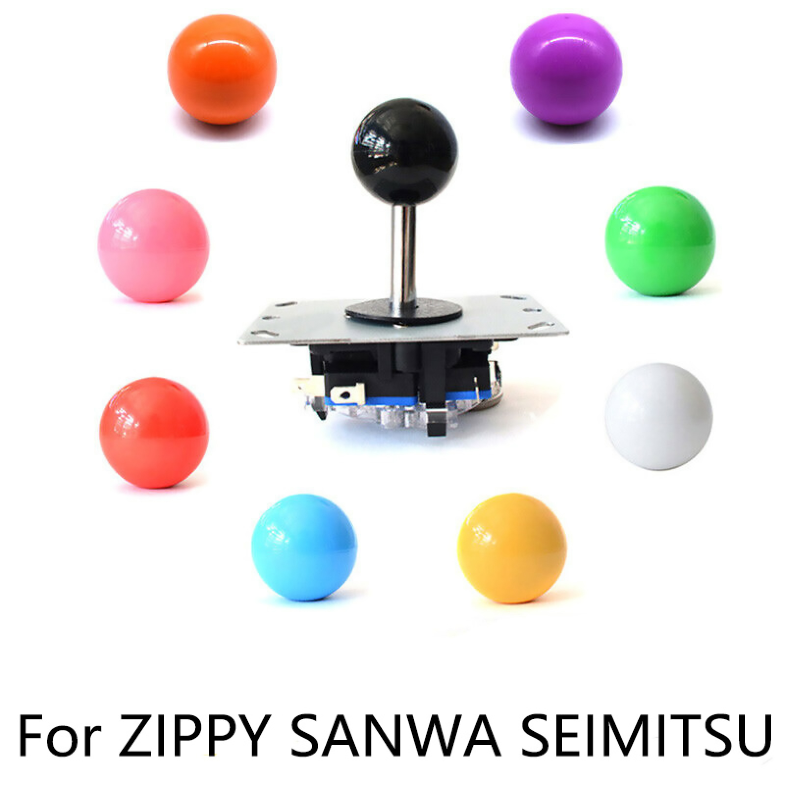 Arcade Joystick Sanwa Jlf Ball Top - มือจับบอลอาร์เคดหลากสี 1 ชิ้น สำหรับจอยสติ๊กซีรีส์ ZIPPY SANWA