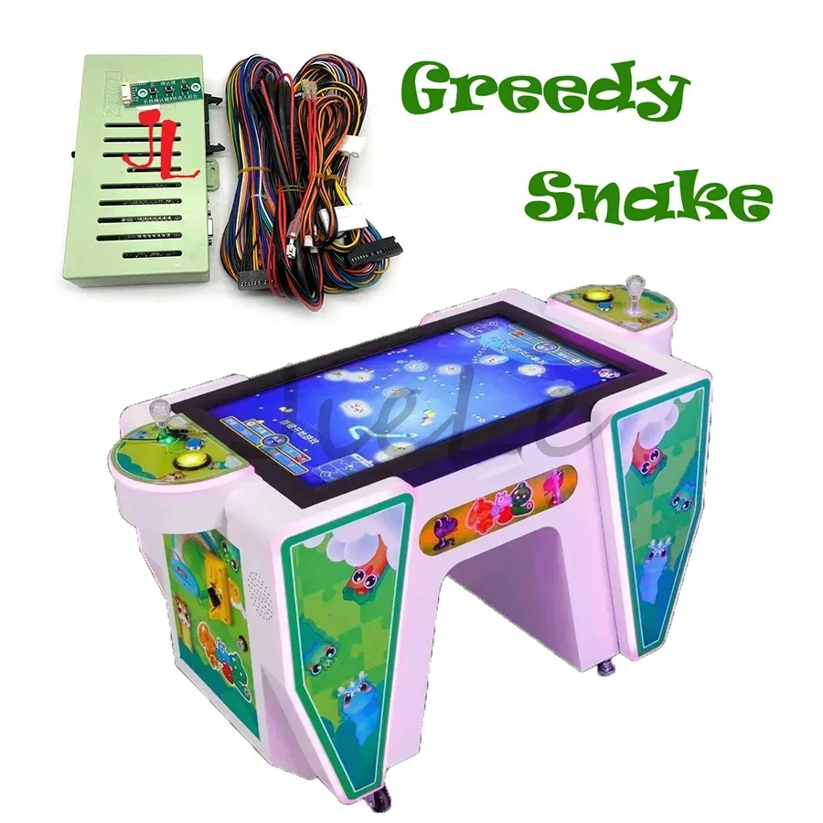 Arcade Cabinet Diy Kit 2 Player - 2/4 ผู้เล่น Greedy งูเกมอาเขตเครื่อง PCB Borad