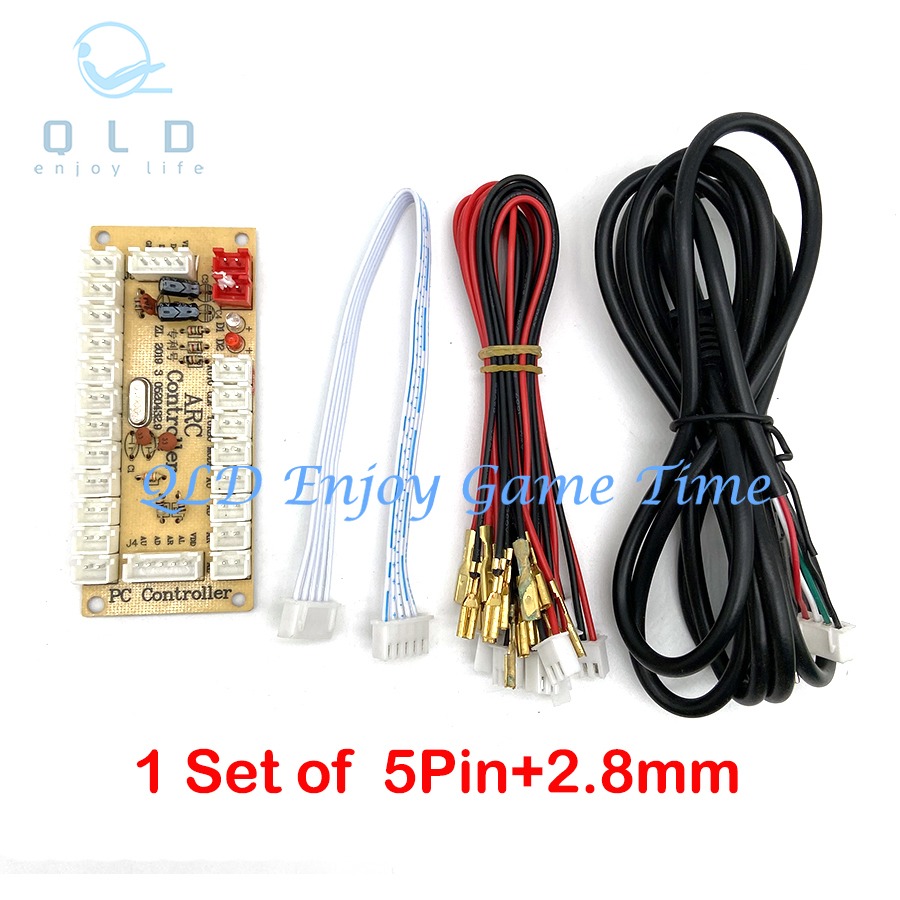 Arcade Cabinet Diy Kit 2 Player - ตัวเข้ารหัส USB แบบ Zero Delay สำหรับตู้เกมอาร์เคด,