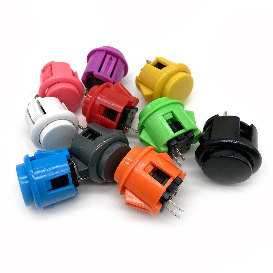 12 ชิ้น 24 มม. 30 มม. ปุ่มกดแบ - Arcade Buttons 24Mm 30Mm Snap In บทวิจารณ์และราคา
