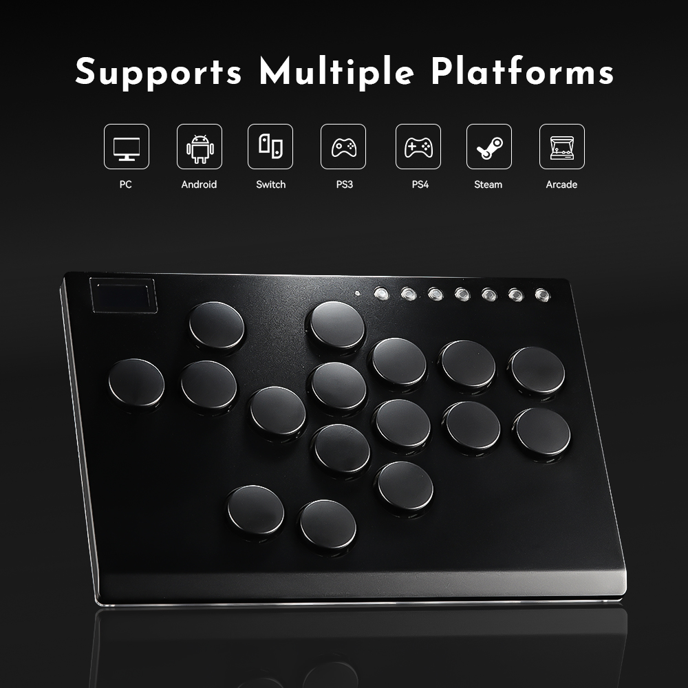 Haute42 จอยสติ๊กโลหะ Hitbox Co - Arcade Fight Stick Hitbox Leverless บทวิจารณ์และราคา