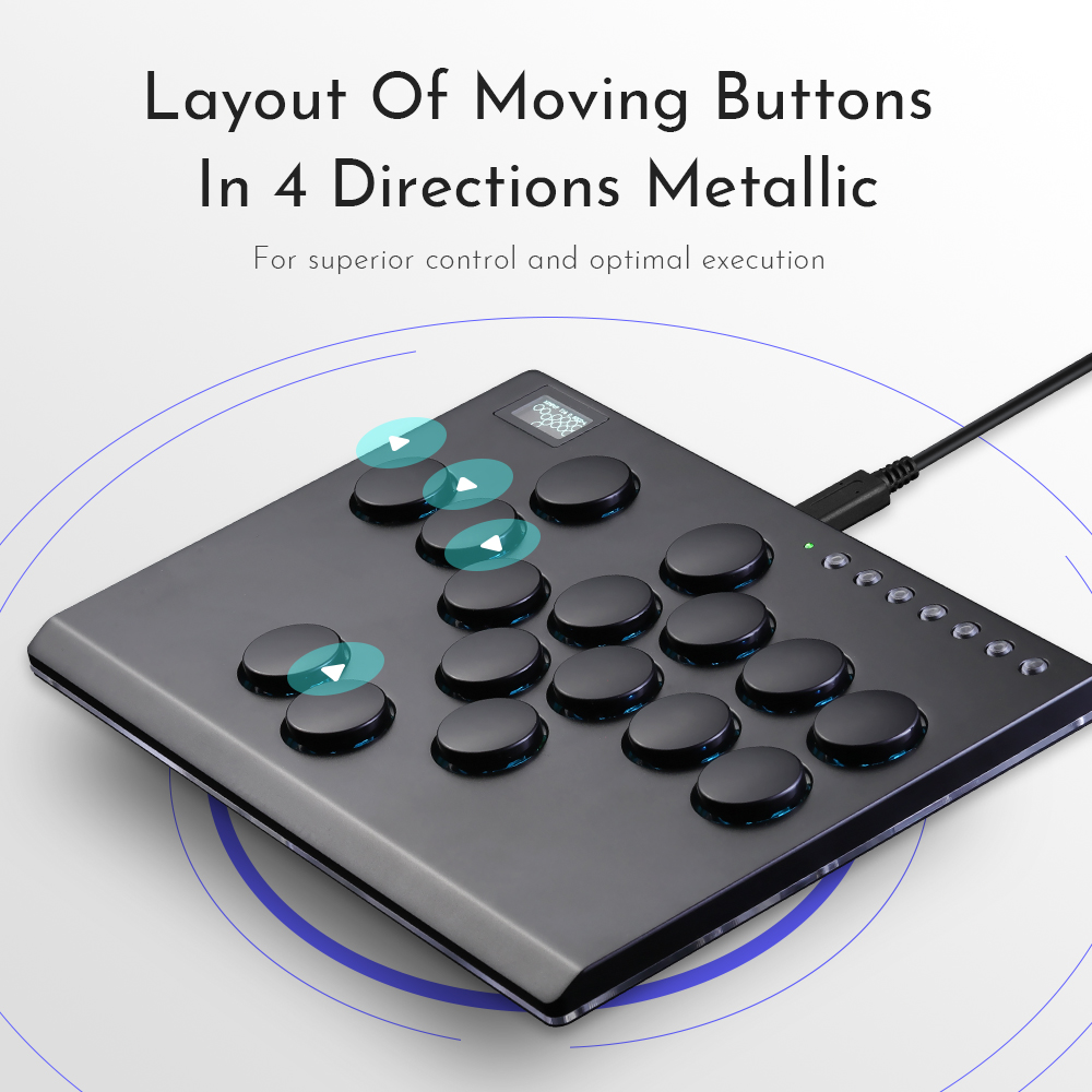 Haute42 จอยสติ๊กโลหะ Hitbox Co - Arcade Fight Stick Hitbox Leverless บทวิจารณ์และราคา