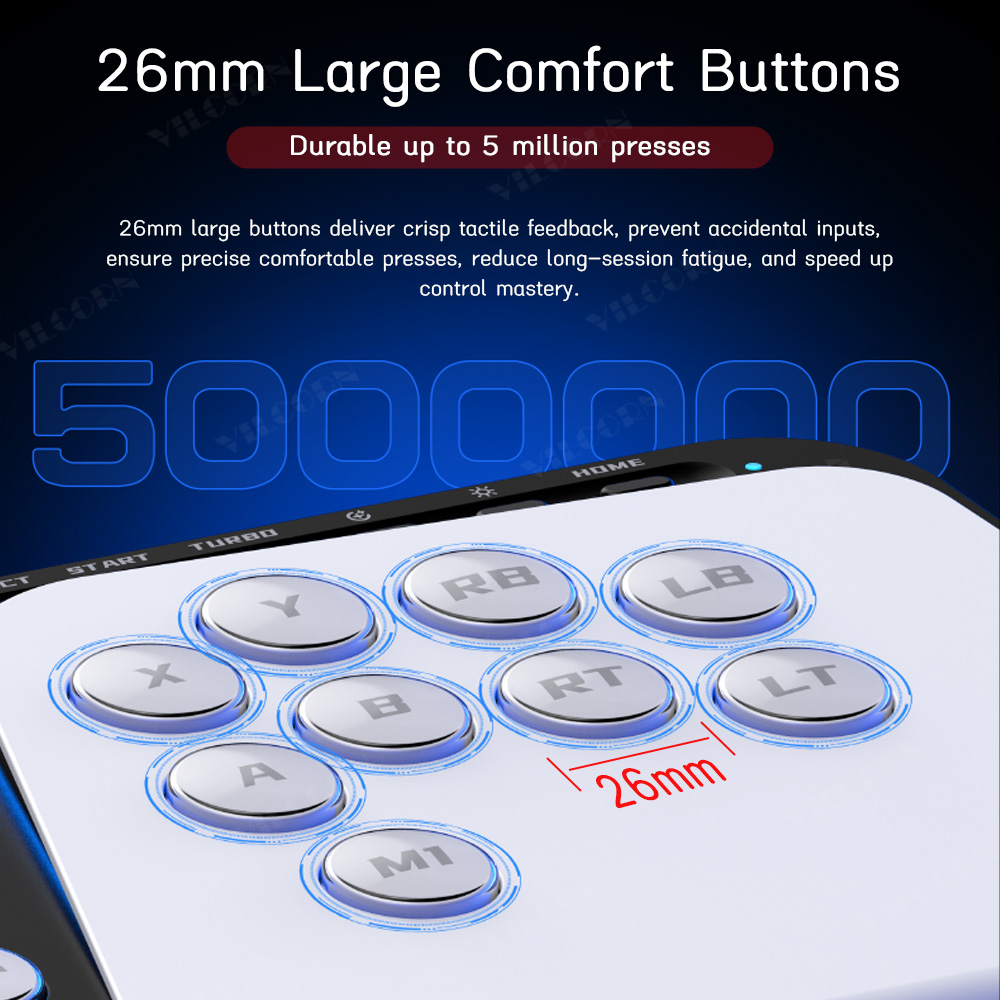 คอนโทรลเลอร์ต่อสู้แบบไร้คันโยก - Arcade Stick For Ps5 Pc Switch บทวิจารณ์และราคา