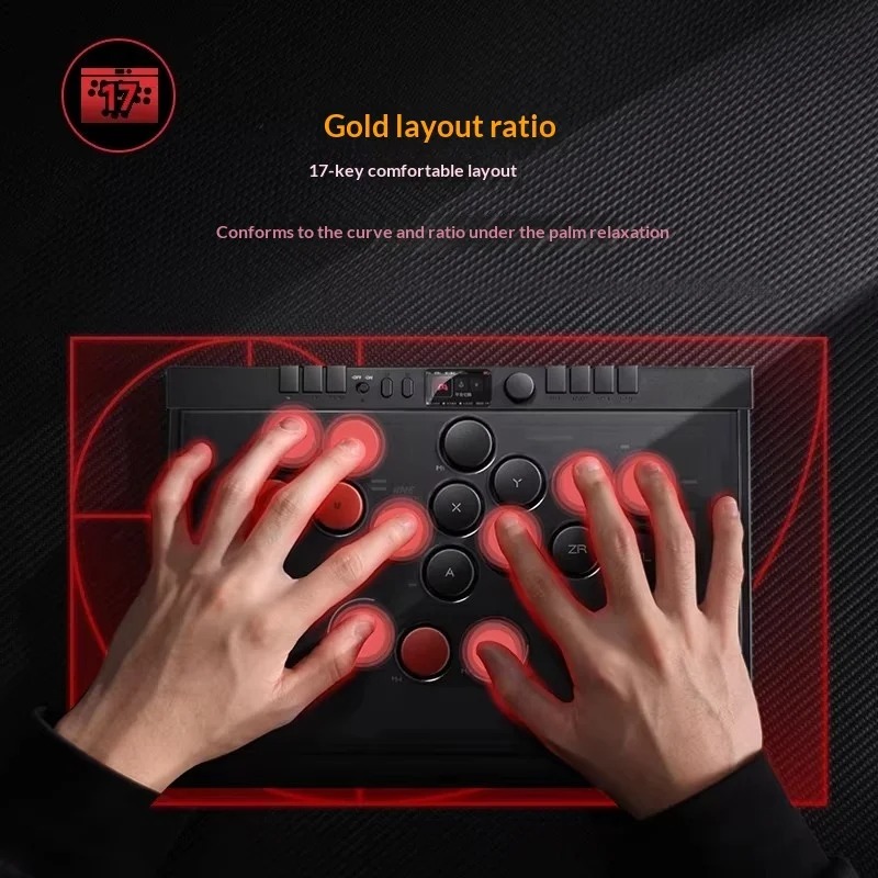 คอนโทรลเลอร์เกม IINE HB1 Hitbo - Arcade Fight Stick Hitbox Leverless บทวิจารณ์และราคา