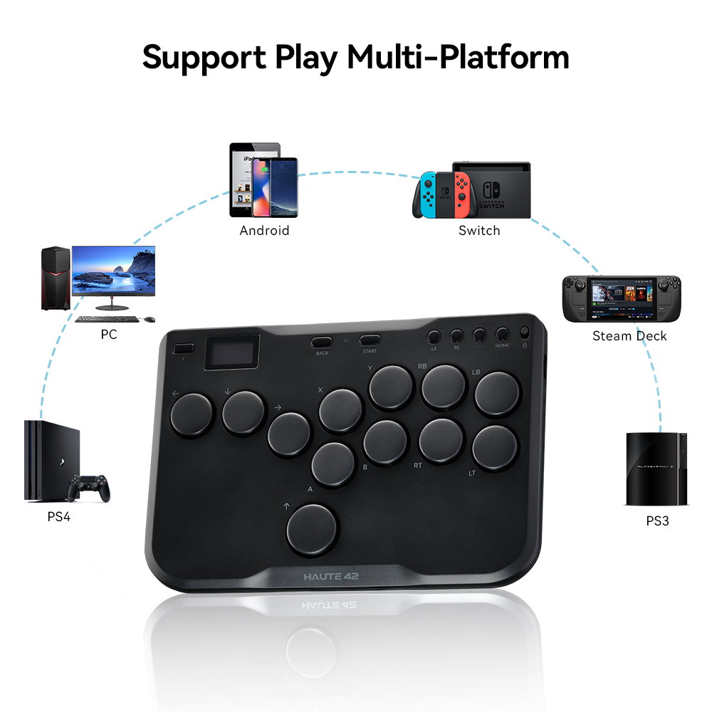 Haute42 Cosmox Mini จอยสติ๊ก H - Arcade Stick For Ps5 Pc Switch บทวิจารณ์และราคา