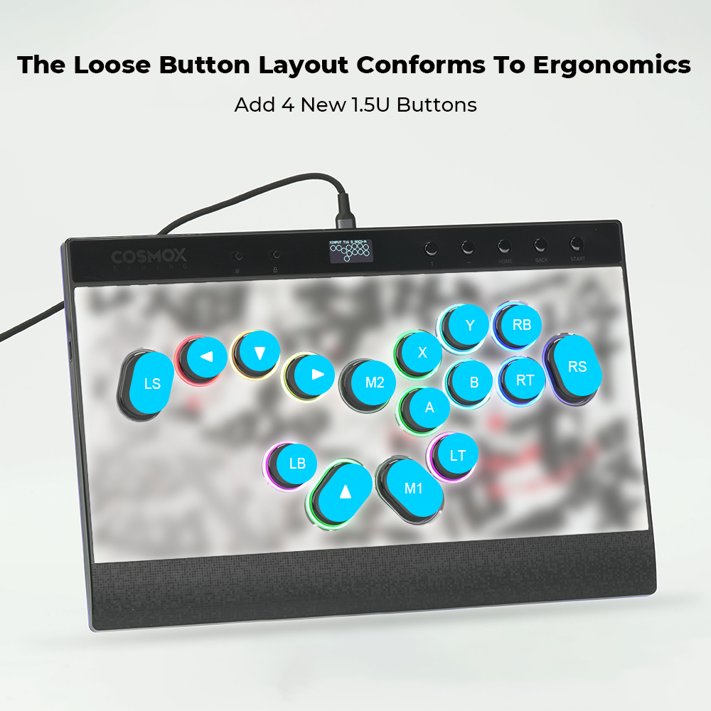 คอนโทรลเลอร์เกมแบบไร้สาย Haute - Arcade Stick For Ps5 Pc Switch บทวิจารณ์และราคา