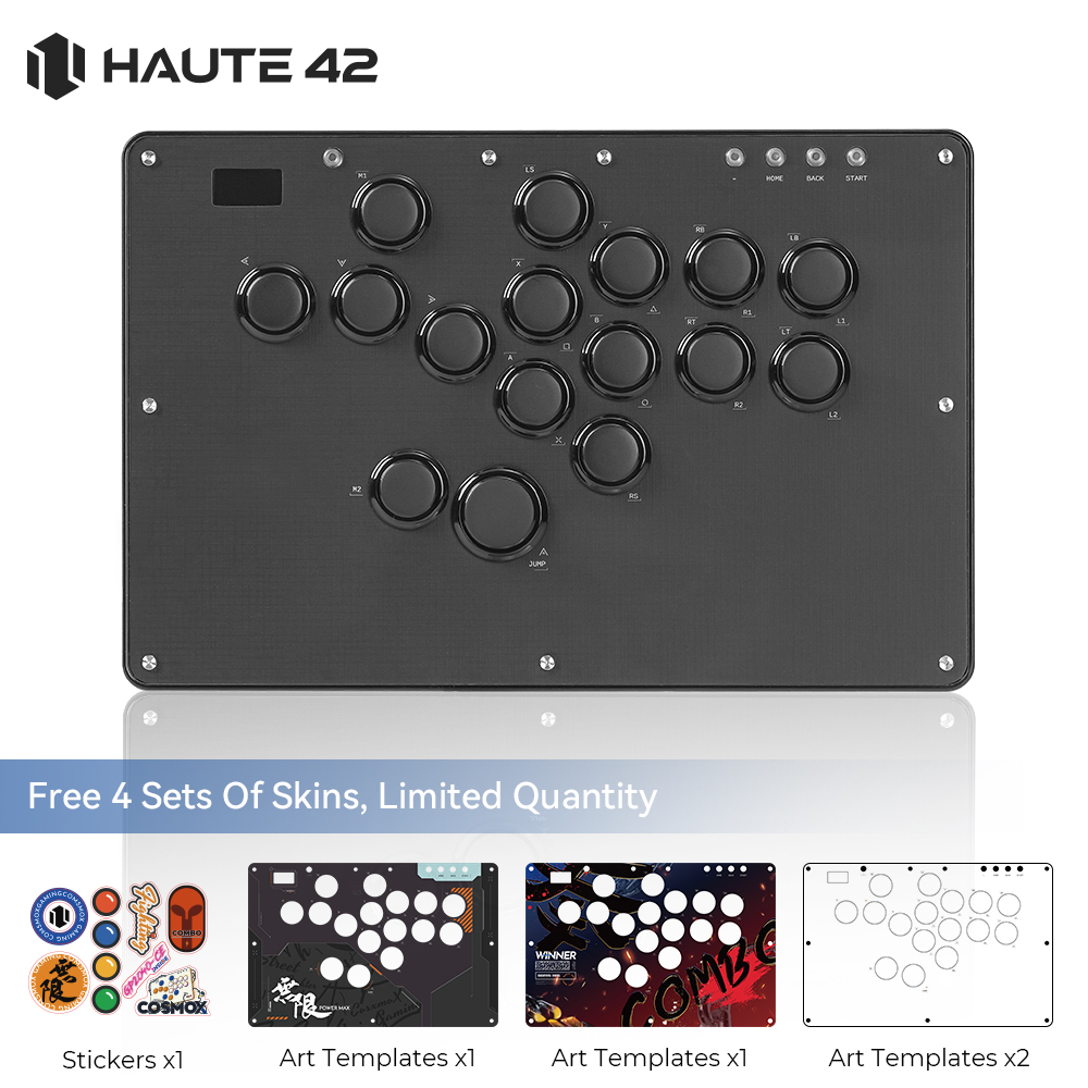 Haute42 Fightstick Arcade Cont - Arcade Fight Stick Hitbox Leverless บทวิจารณ์และราคา