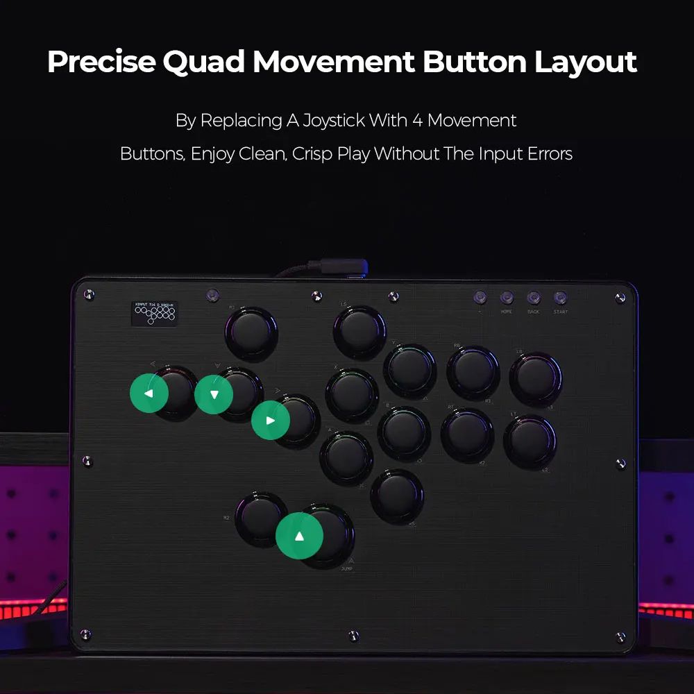 Haute42 Fightstick Arcade Cont - Arcade Fight Stick Hitbox Leverless บทวิจารณ์และราคา