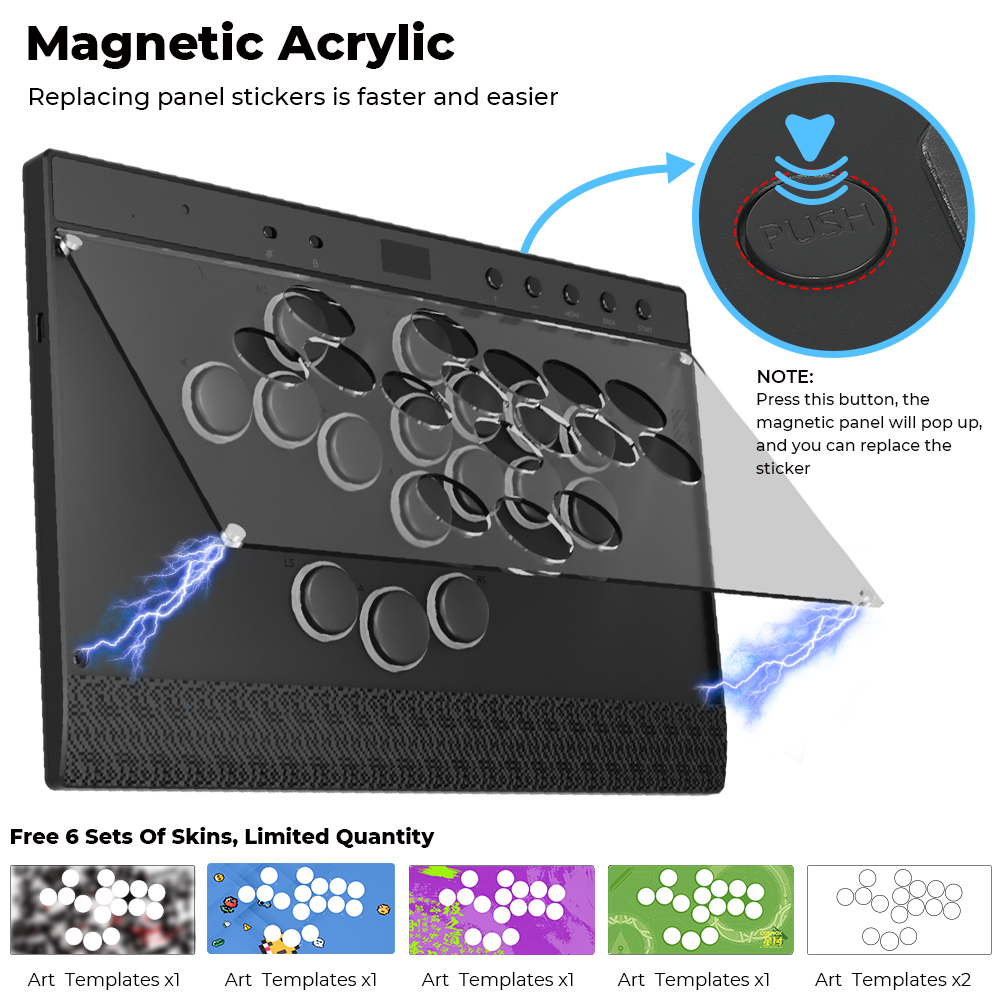 คอนโทรลเลอร์ Haute42 C16 Magne - Arcade Stick For Ps5 Pc Switch บทวิจารณ์และราคา