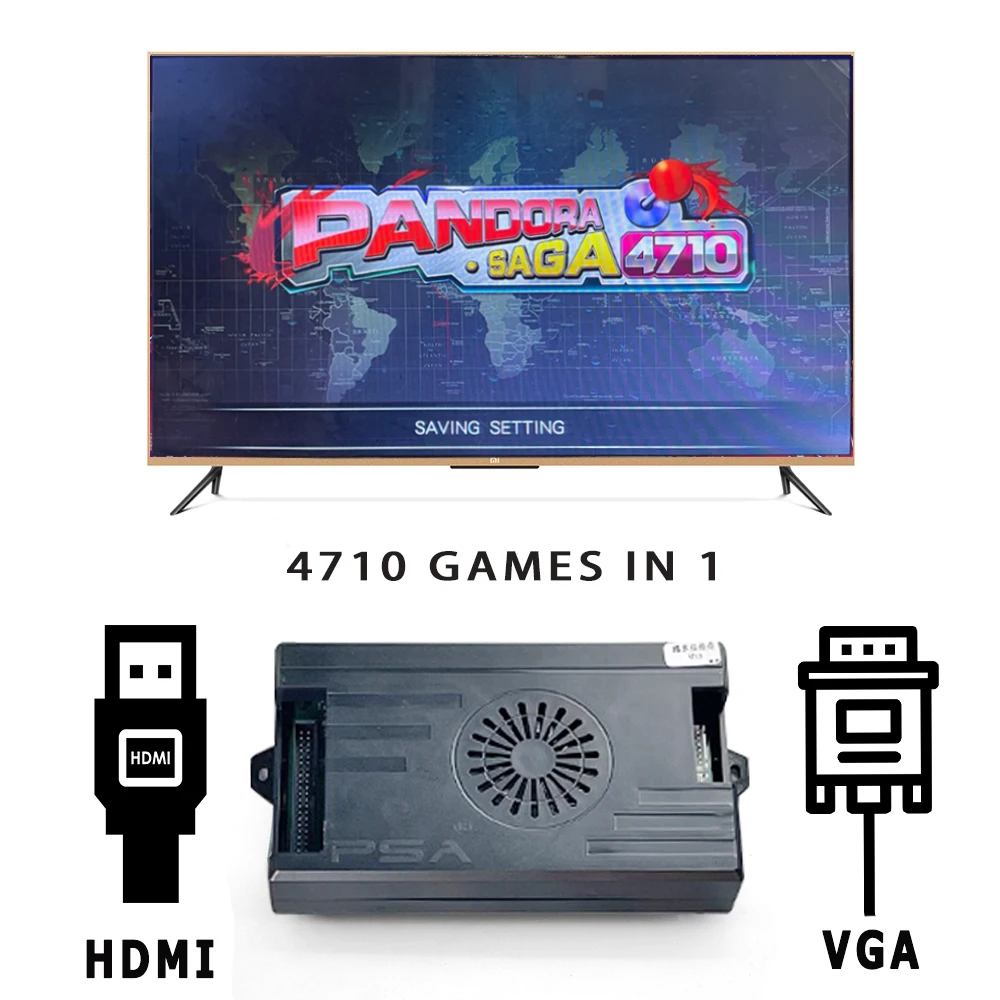 ผู้เล่น2คน4710 In 1 Pandora Sa - Arcade Cabinet Diy Kit 2 Player บทวิจารณ์และราคา