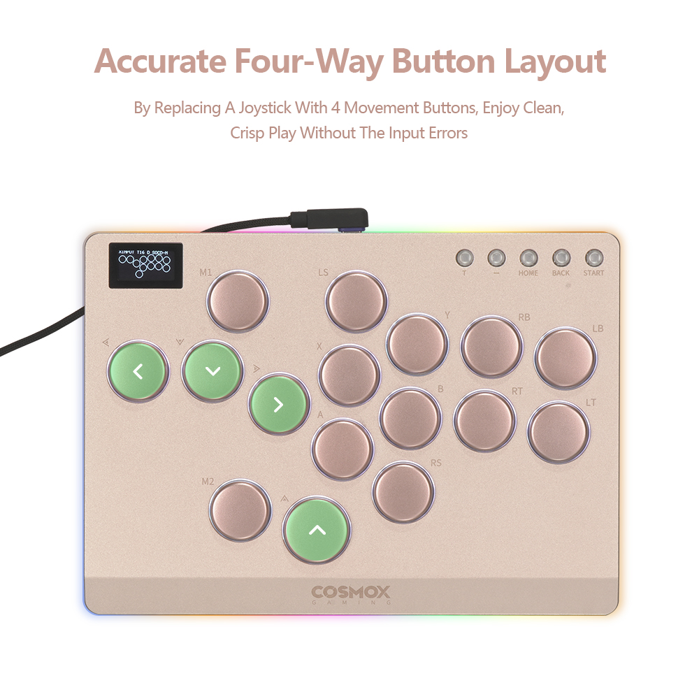 จอยสติ๊กอาร์เคดแบบไม่มีคันโยก  - Arcade Fight Stick Hitbox Leverless บทวิจารณ์และราคา