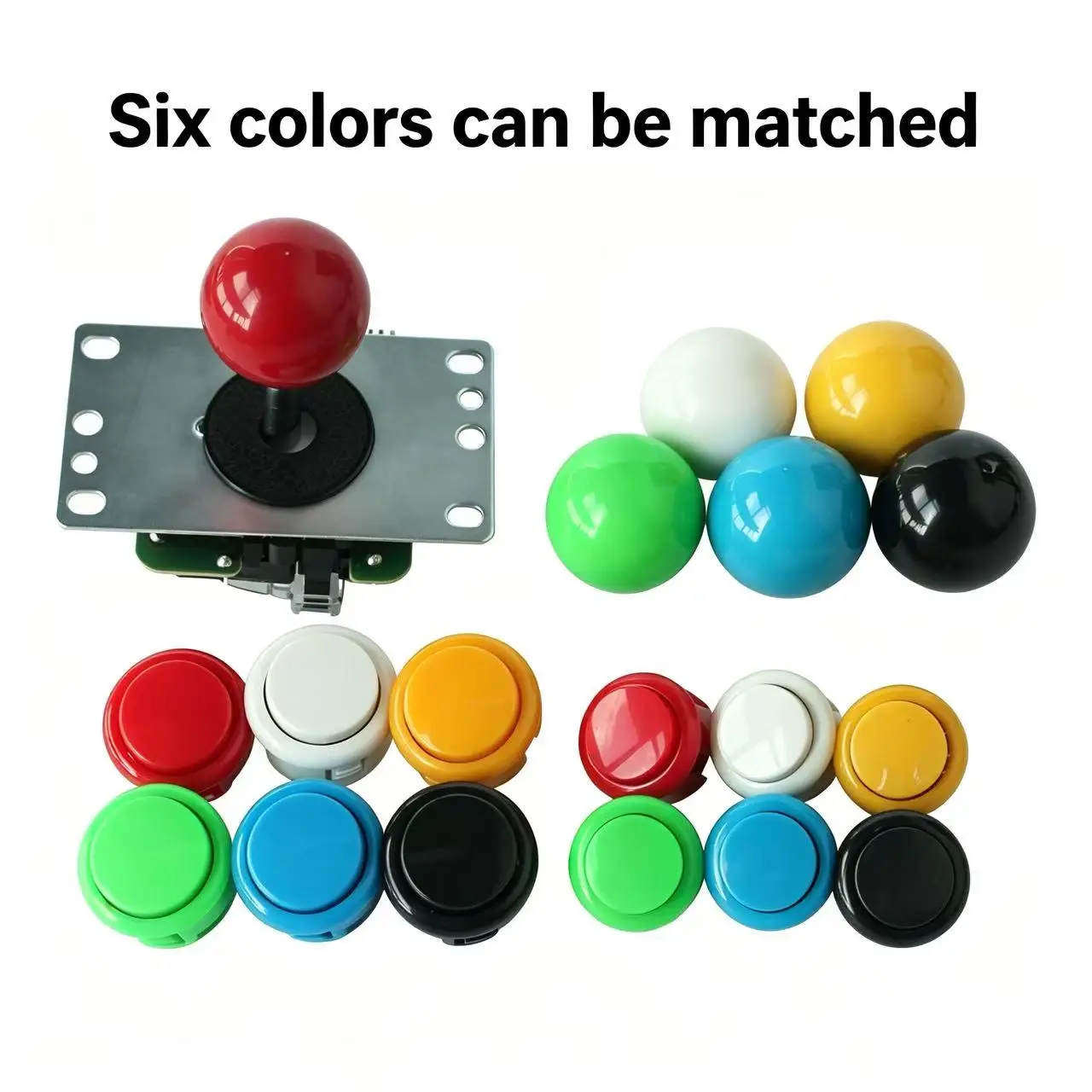 ชุดปุ่มจอยสติ๊กอาร์เคดสำหรับ 2 - Arcade Cabinet Diy Kit 2 Player บทวิจารณ์และราคา