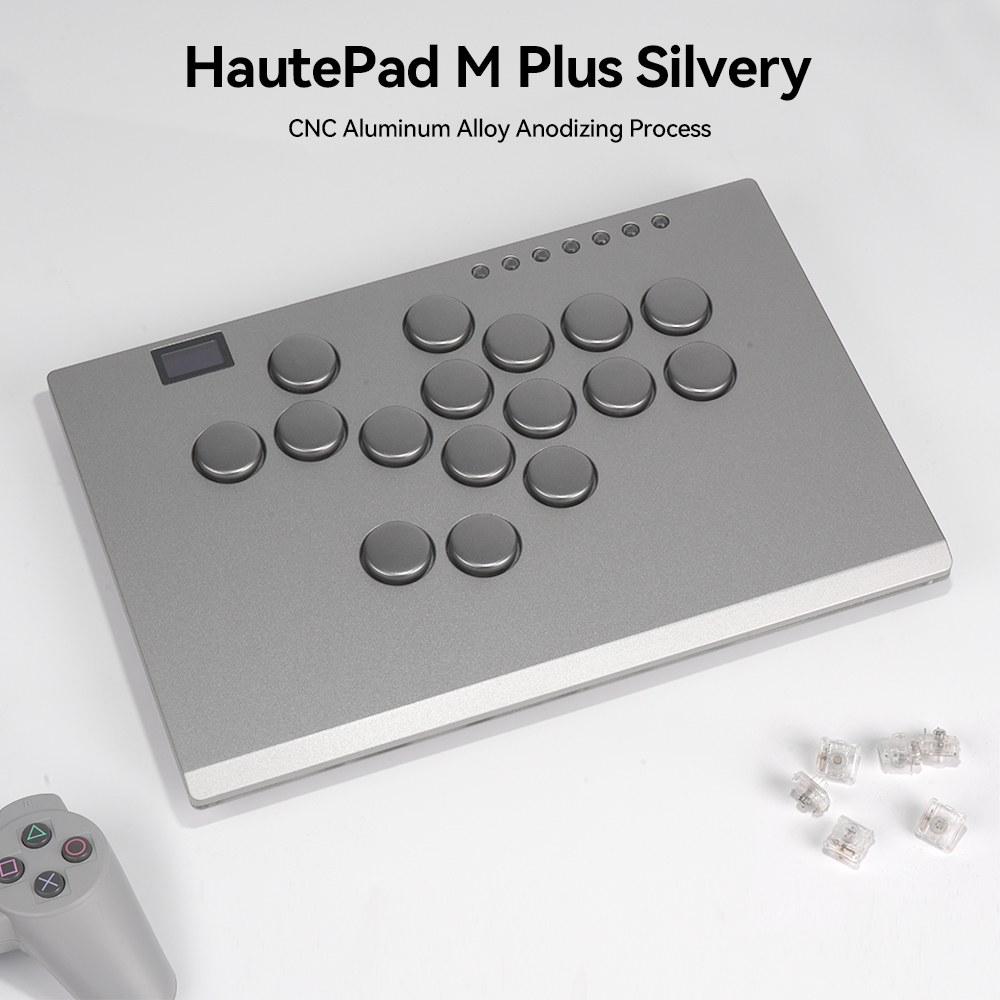 คอนโทรลเลอร์ Haute42 อลูมิเนีย - Arcade Fight Stick Hitbox Leverless บทวิจารณ์และราคา