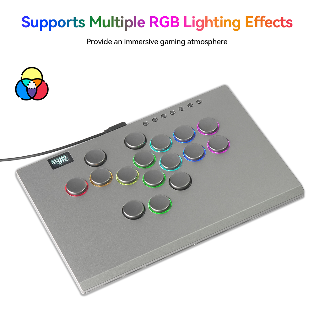 คอนโทรลเลอร์ Haute42 อลูมิเนีย - Arcade Fight Stick Hitbox Leverless บทวิจารณ์และราคา