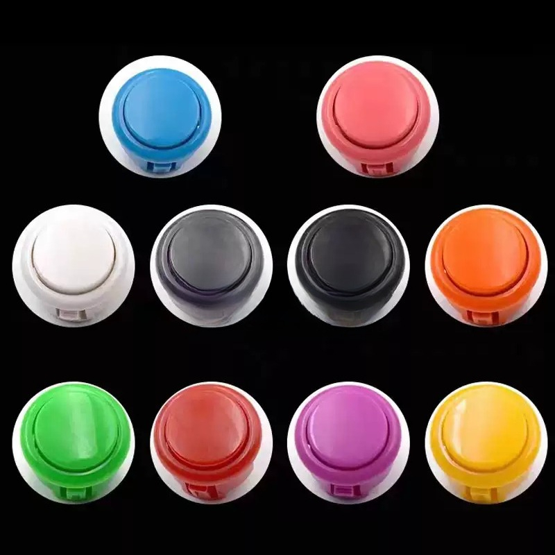 10 ชิ้น สำหรับปุ่มกดแบบ Snap-i - Arcade Buttons 24Mm 30Mm Snap In บทวิจารณ์และราคา