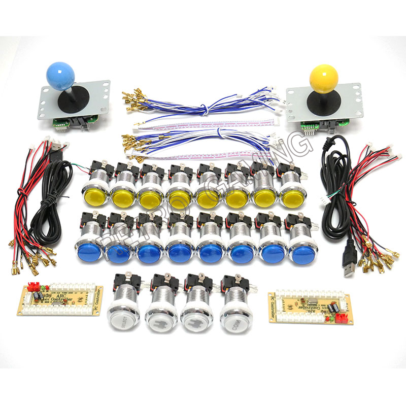 อาเขตใหม่ Zero Delay USB Encod - Arcade Cabinet Diy Kit 2 Player บทวิจารณ์และราคา