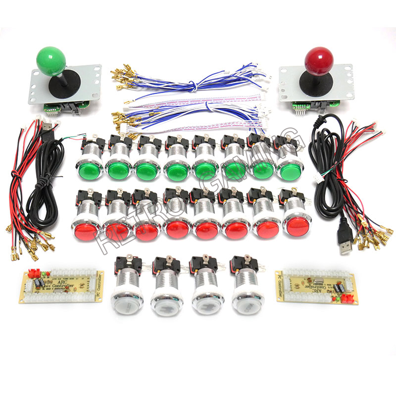อาเขตใหม่ Zero Delay USB Encod - Arcade Cabinet Diy Kit 2 Player บทวิจารณ์และราคา