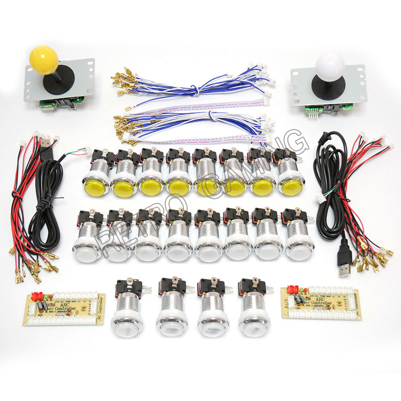 อาเขตใหม่ Zero Delay USB Encod - Arcade Cabinet Diy Kit 2 Player บทวิจารณ์และราคา