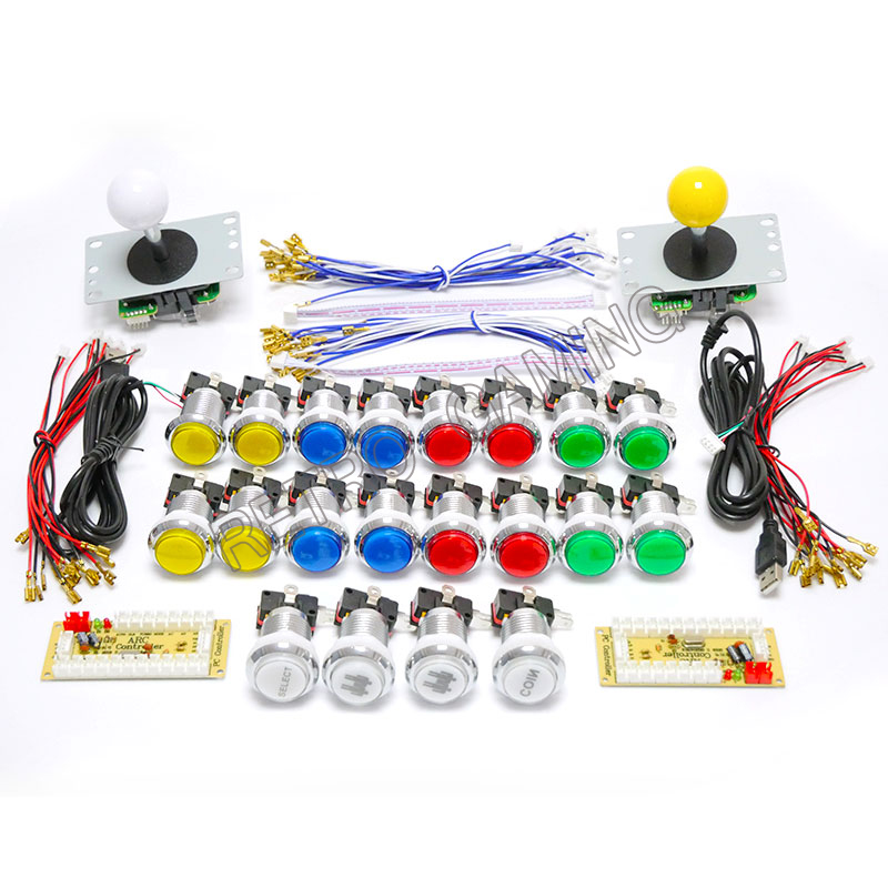 อาเขตใหม่ Zero Delay USB Encod - Arcade Cabinet Diy Kit 2 Player บทวิจารณ์และราคา