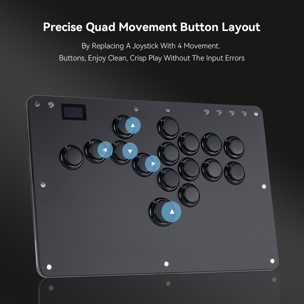 จอยสติ๊กอาร์เคด Haute42 Contro - Arcade Fight Stick Hitbox Leverless บทวิจารณ์และราคา