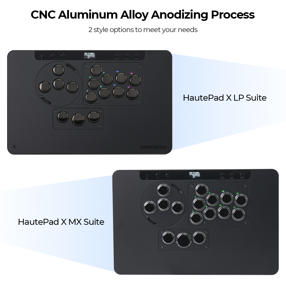 Haute42 HautePad X Hitbox คอนโ - Arcade Fight Stick Hitbox Leverless บทวิจารณ์และราคา
