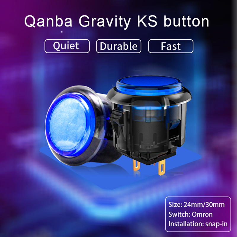 ปุ่มกดอาร์เคด QANBA Gravity KS - Arcade Buttons 24Mm 30Mm Snap In บทวิจารณ์และราคา