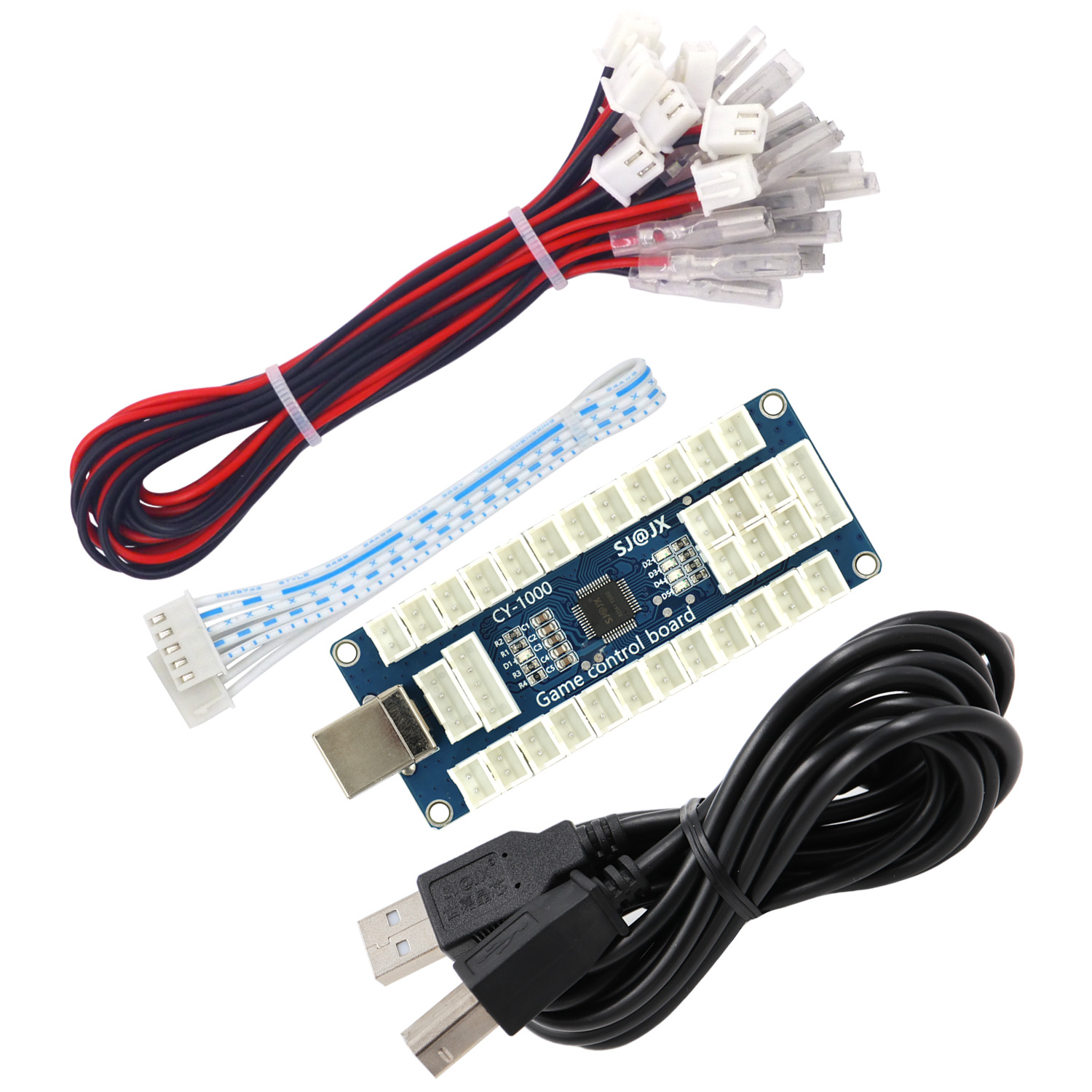 SJ@JX บอร์ดเข้ารหัสเกมอาร์เคด  - Arcade Encoder Board Zero Delay Usb บทวิจารณ์และราคา