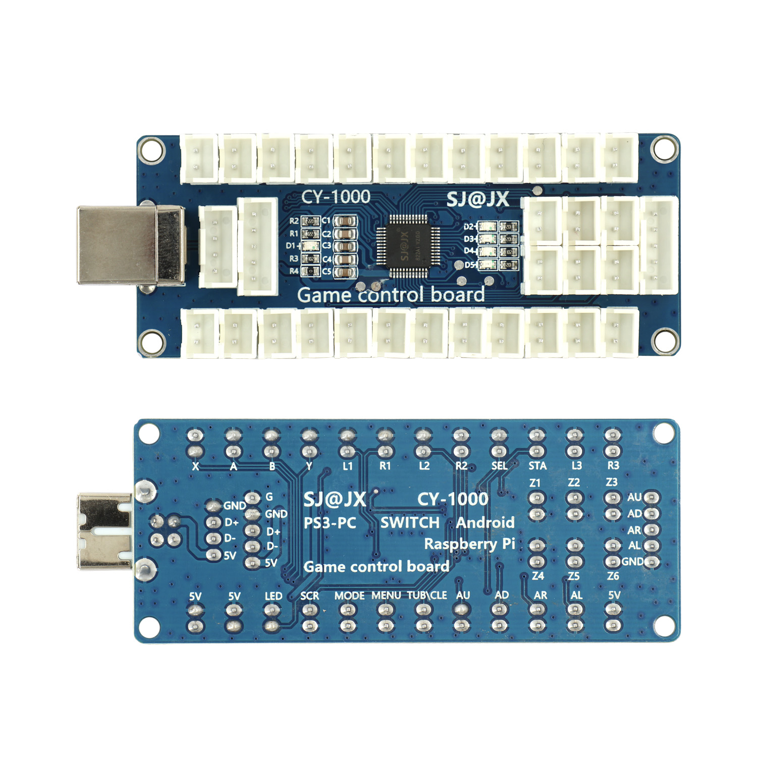 SJ@JX บอร์ดเข้ารหัสเกมอาร์เคด  - Arcade Encoder Board Zero Delay Usb บทวิจารณ์และราคา