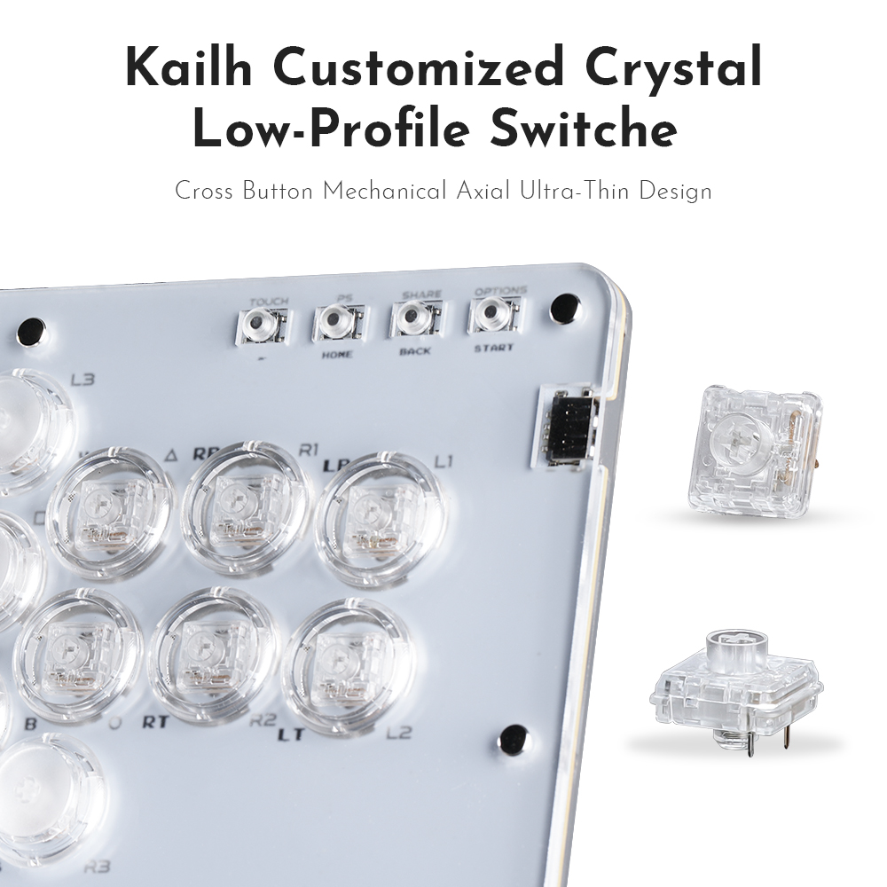 Haute42 Controle Arcade Joysti - Arcade Fight Stick Hitbox Leverless บทวิจารณ์และราคา