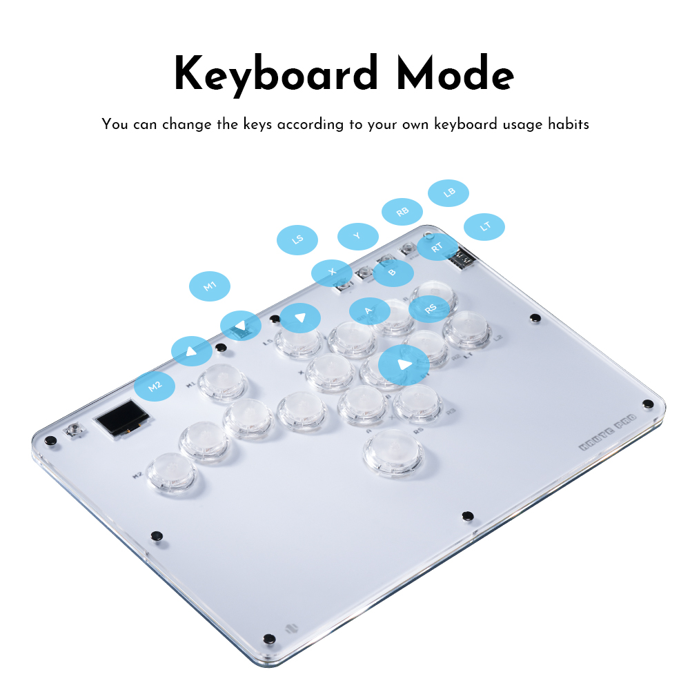 Haute42 Controle Arcade Joysti - Arcade Fight Stick Hitbox Leverless บทวิจารณ์และราคา